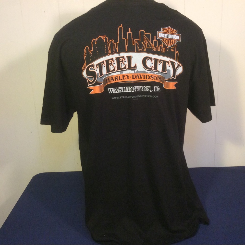 Harley-Davidson Steel City t-shirt Washington PA size XL